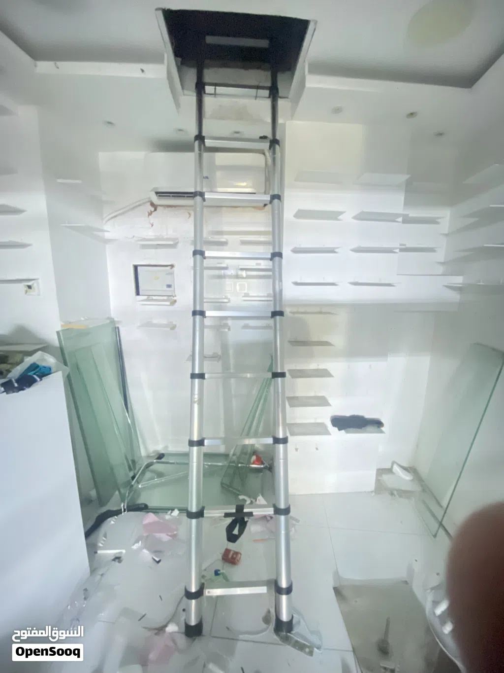 Topman Straight Ladder, STAL10 Aluminium, 10 Steps, 150 Kg Loading Capacity