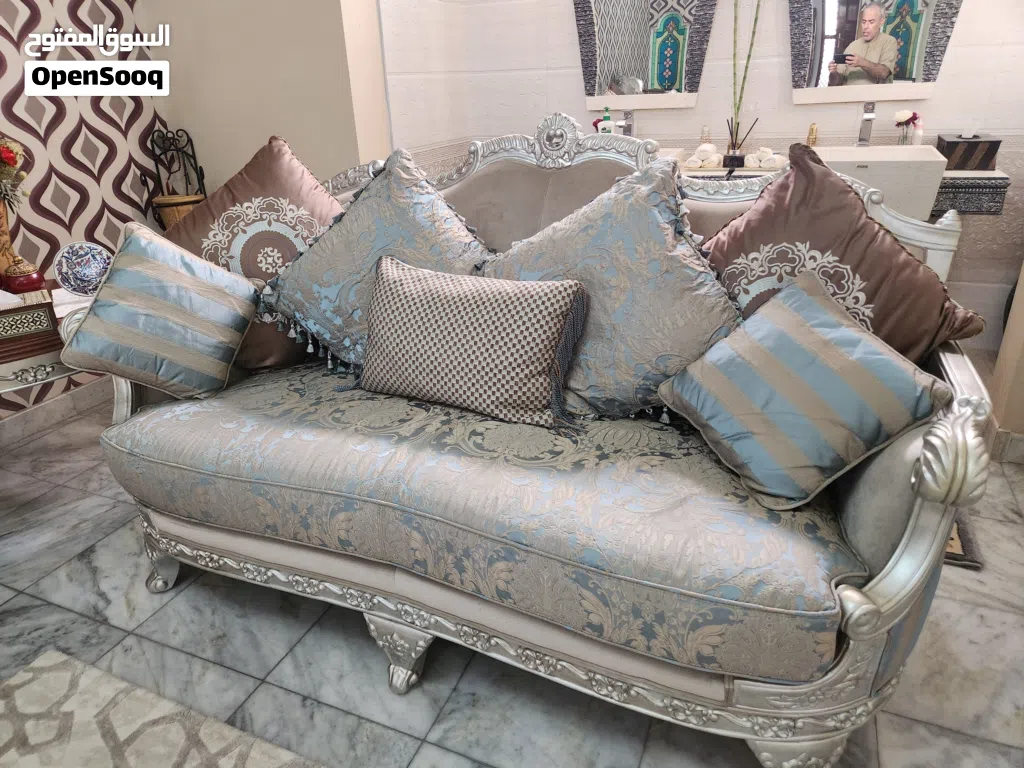 طقمين (2) كنبات تركيه + طقم كنب