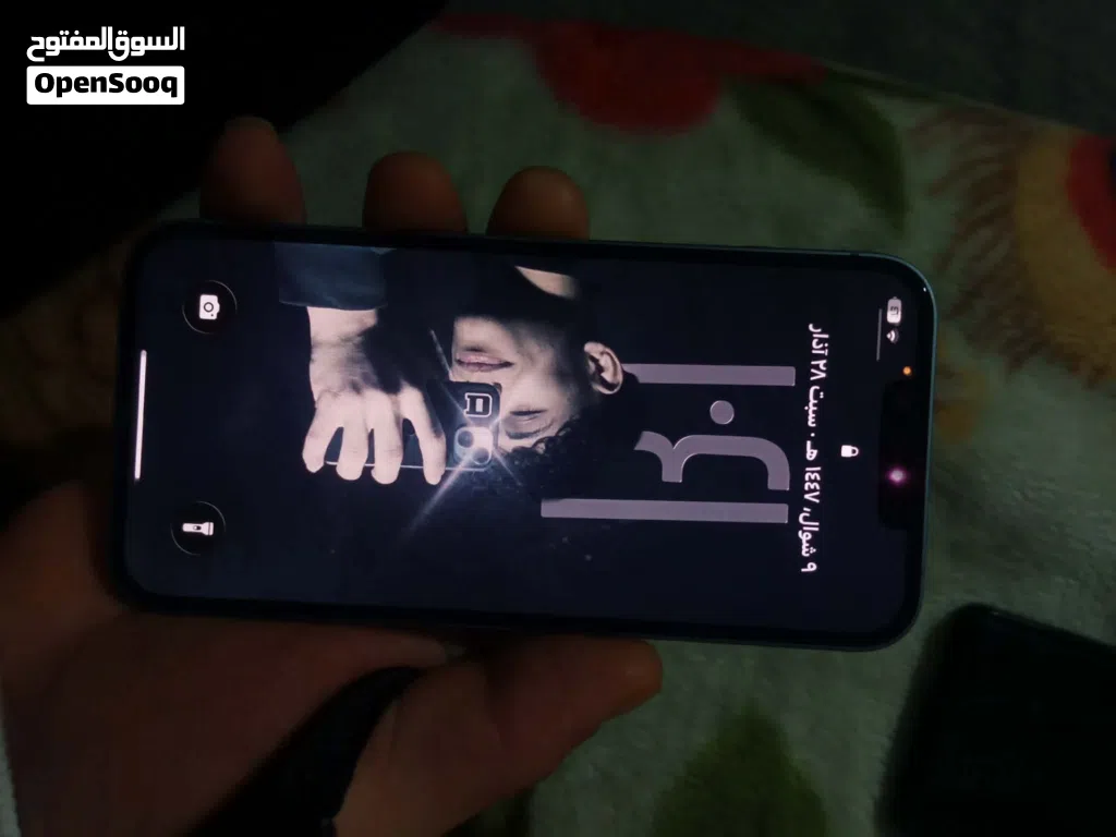 ايفون 14عادي مش مفتوح مش مغير فيه اشي 128قيقه بطاريه83ب 260دينار اردني