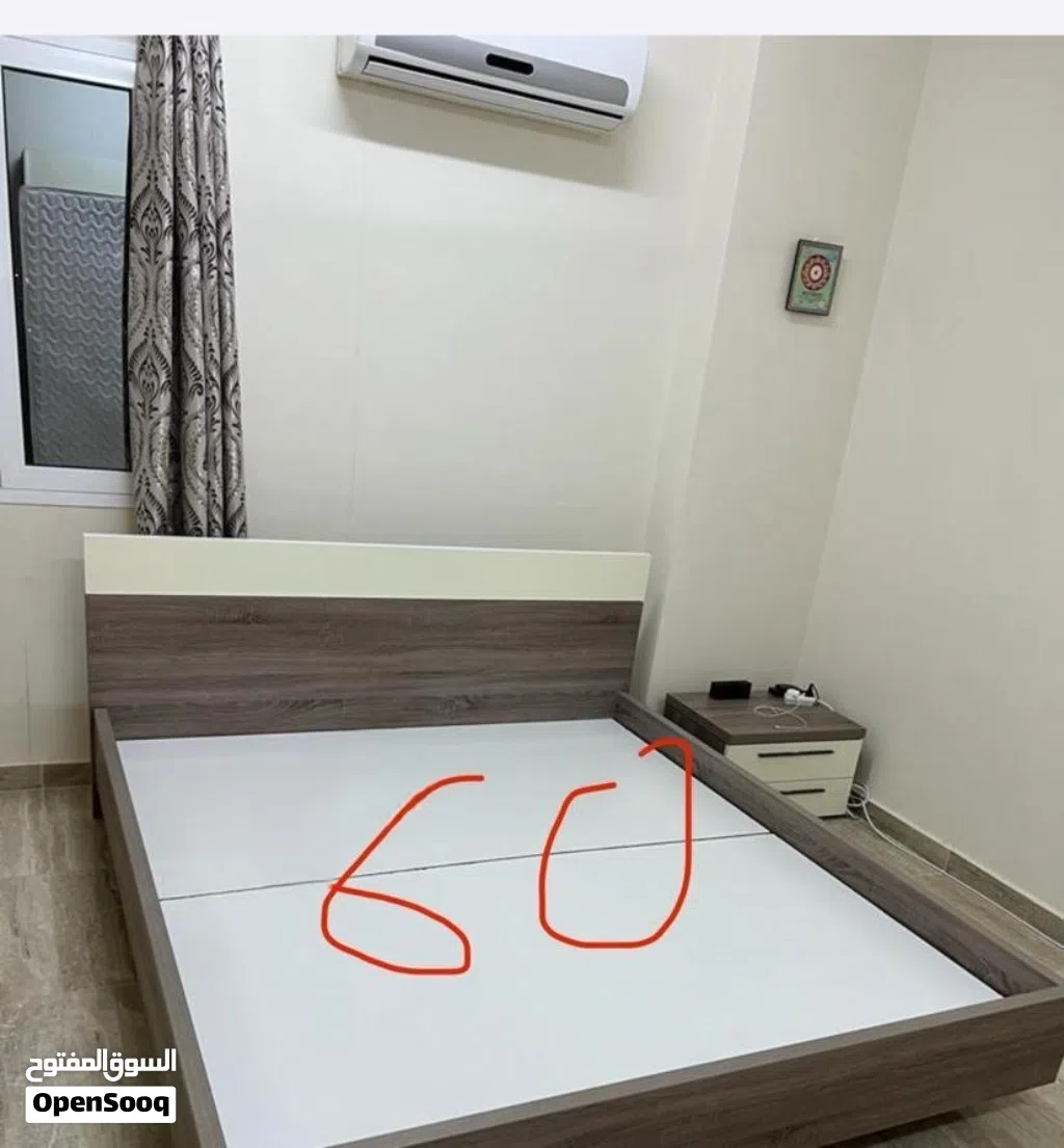 Home center bedroom set with closet.