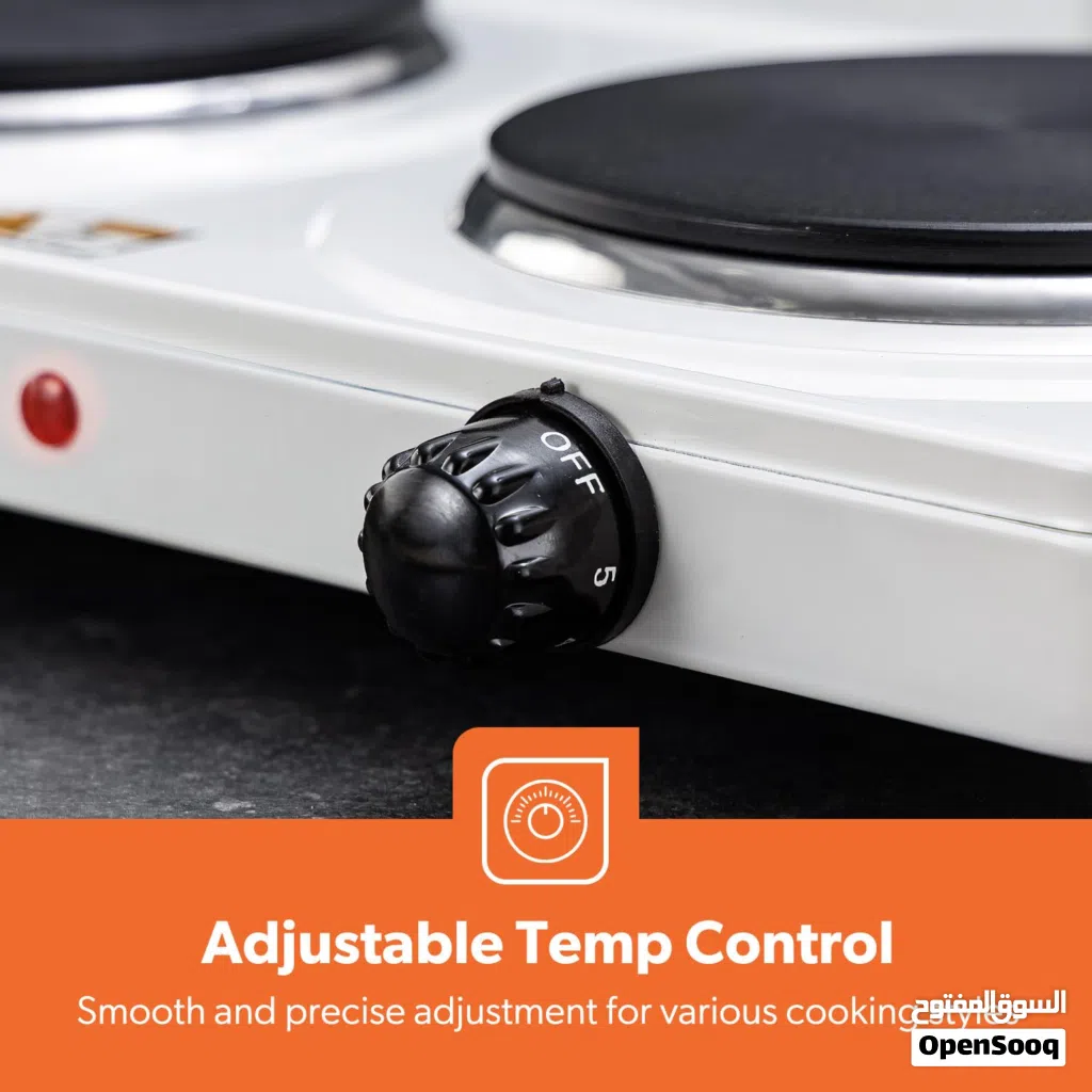 Geepas Dual Electric Hot Plate موقد جيباس الكهربائي المزدوج