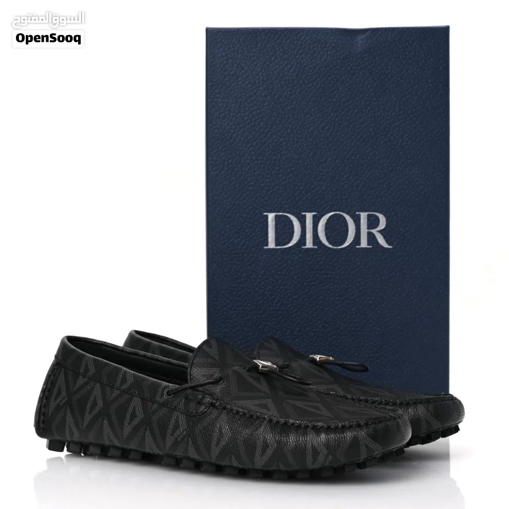 Christian Dior CD Diamond Odéon Driver Loafers