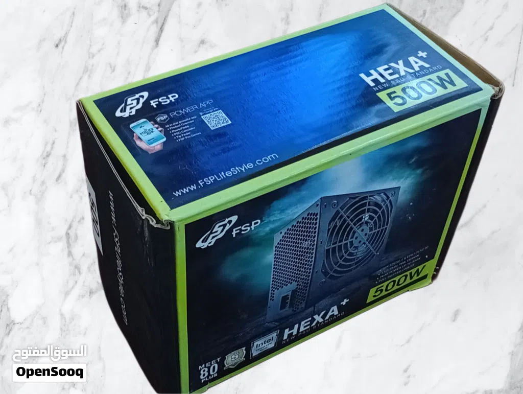 PSU : FSP HEXA+ 500w باور سبلاي
