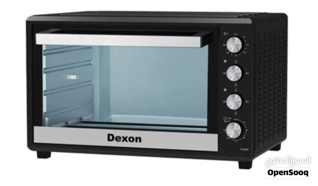 فرن ديكسون كهربائي جديد dexon 2700 واط 120 لتر اسود