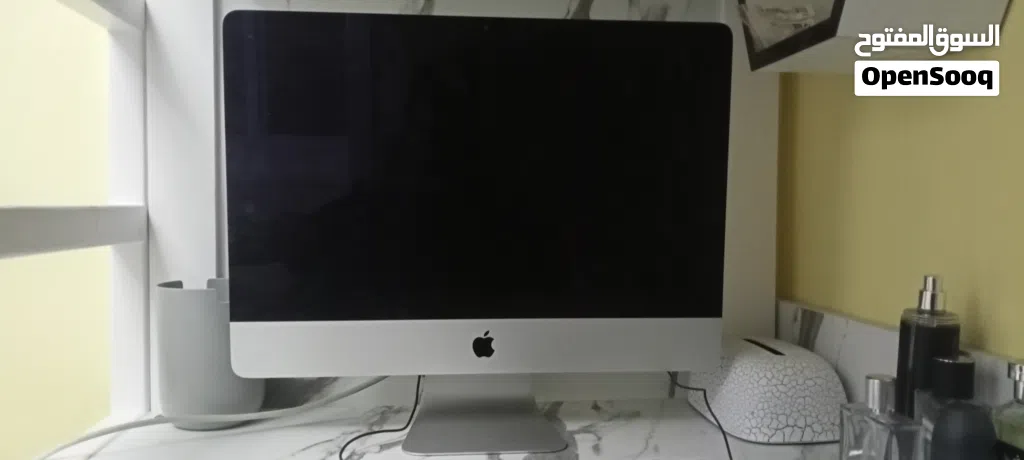 iMac 2012 محدث على نظام 2025 مع كيبوردين للماك واير و وايرلس يمكن اصلاحهم