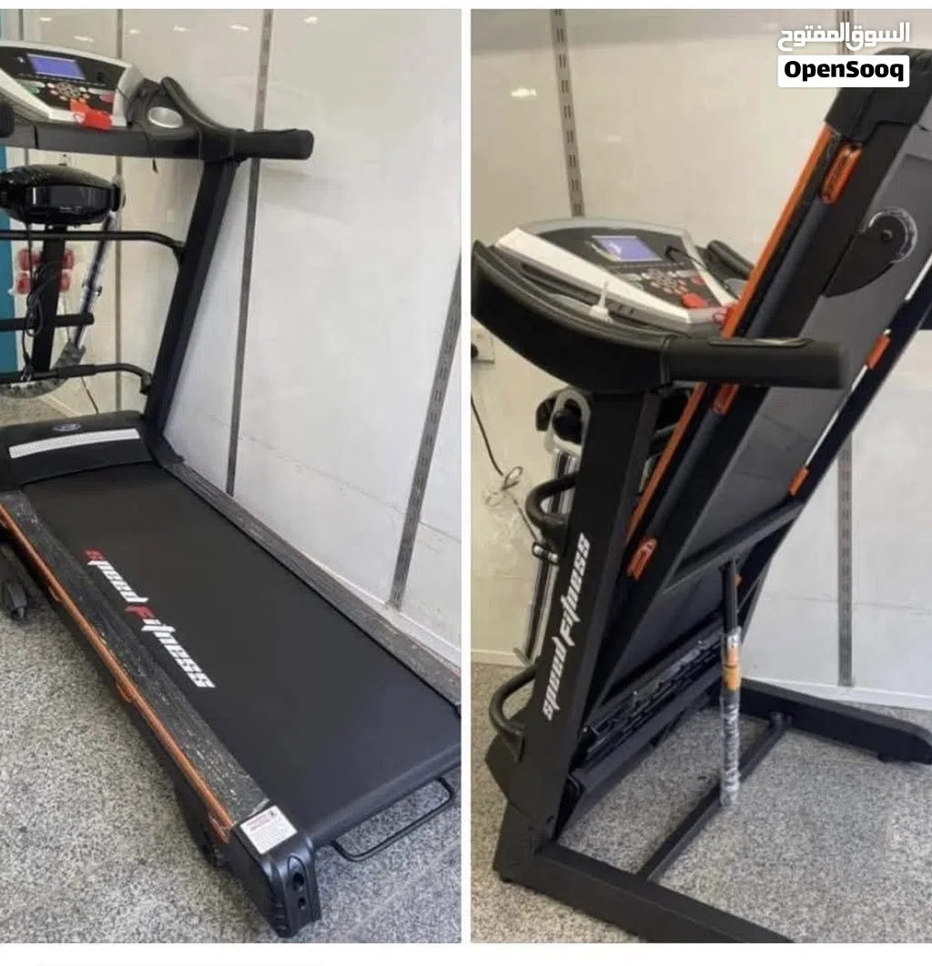 جهاز جري نظيف جداً يتحمل وزن 150 كيلو ديل ماطور