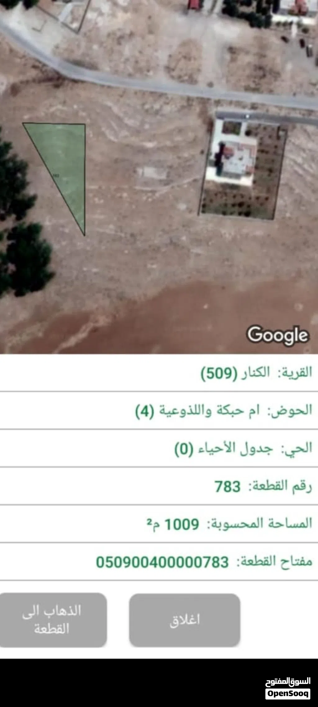 قطعة أرض للبيع مساحة دونم داخل التنظيم في الكرك منشية ابو حمور مجاورة لغابة اليوبيل الفضي