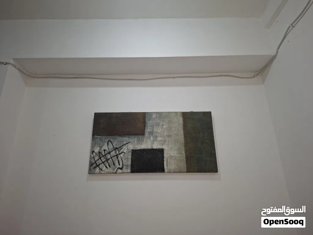 لوحه فنيه مودرن بتصميم هندسي انيق عدد اثنين