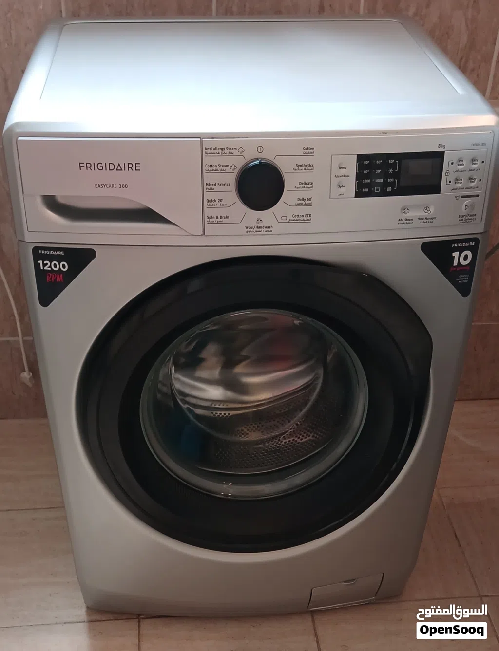 للبيع غسالة FRIGIDAIRE EasyCare 300 الأصلي فريجيدير 8 كيلو إنفرتر 1200 دورة - حالة ممتازة جداً