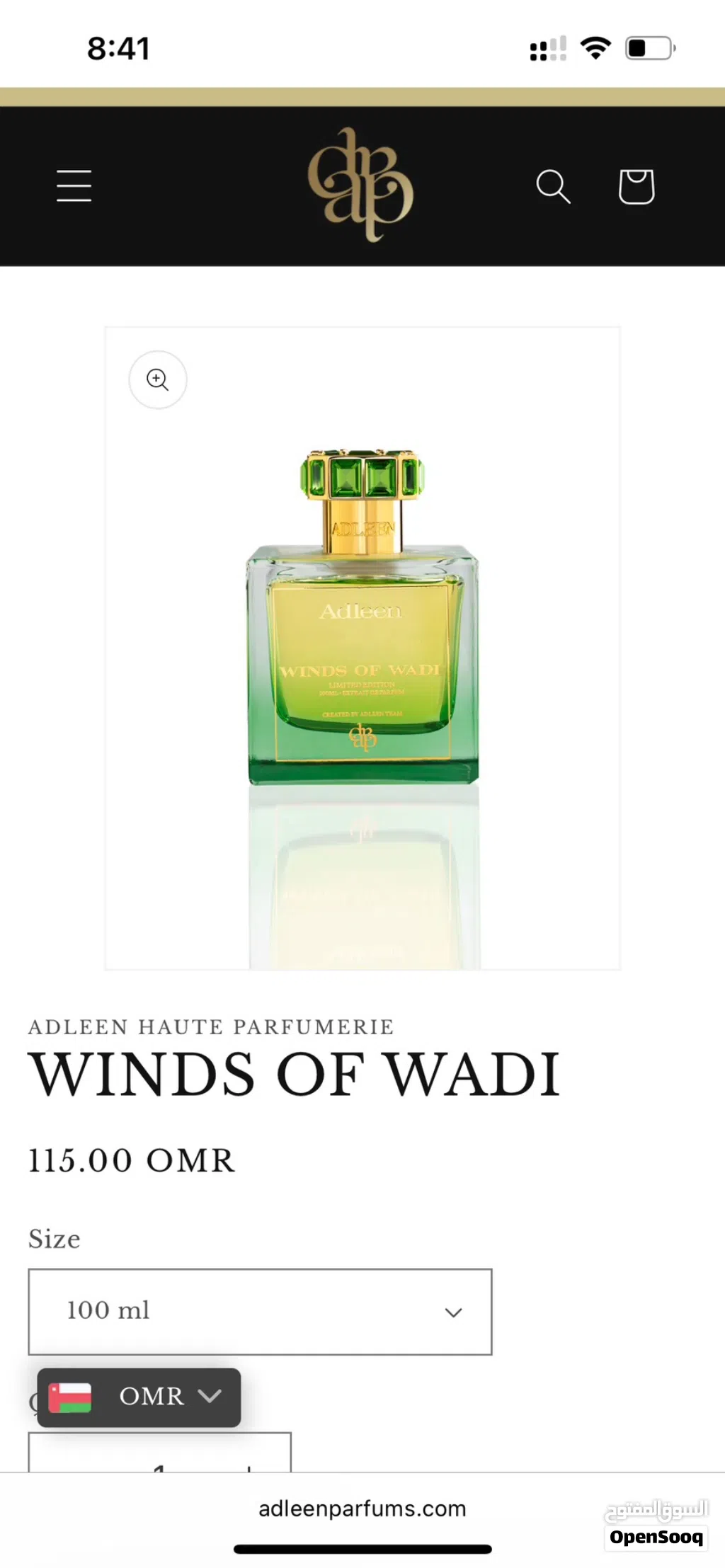 Winds of Wadi Adleen Haute Parfumerie