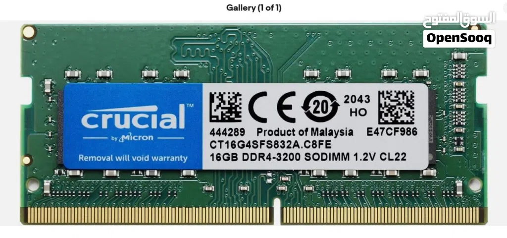 RAM 32GB DDR4 3200 MHz Laptop Memory