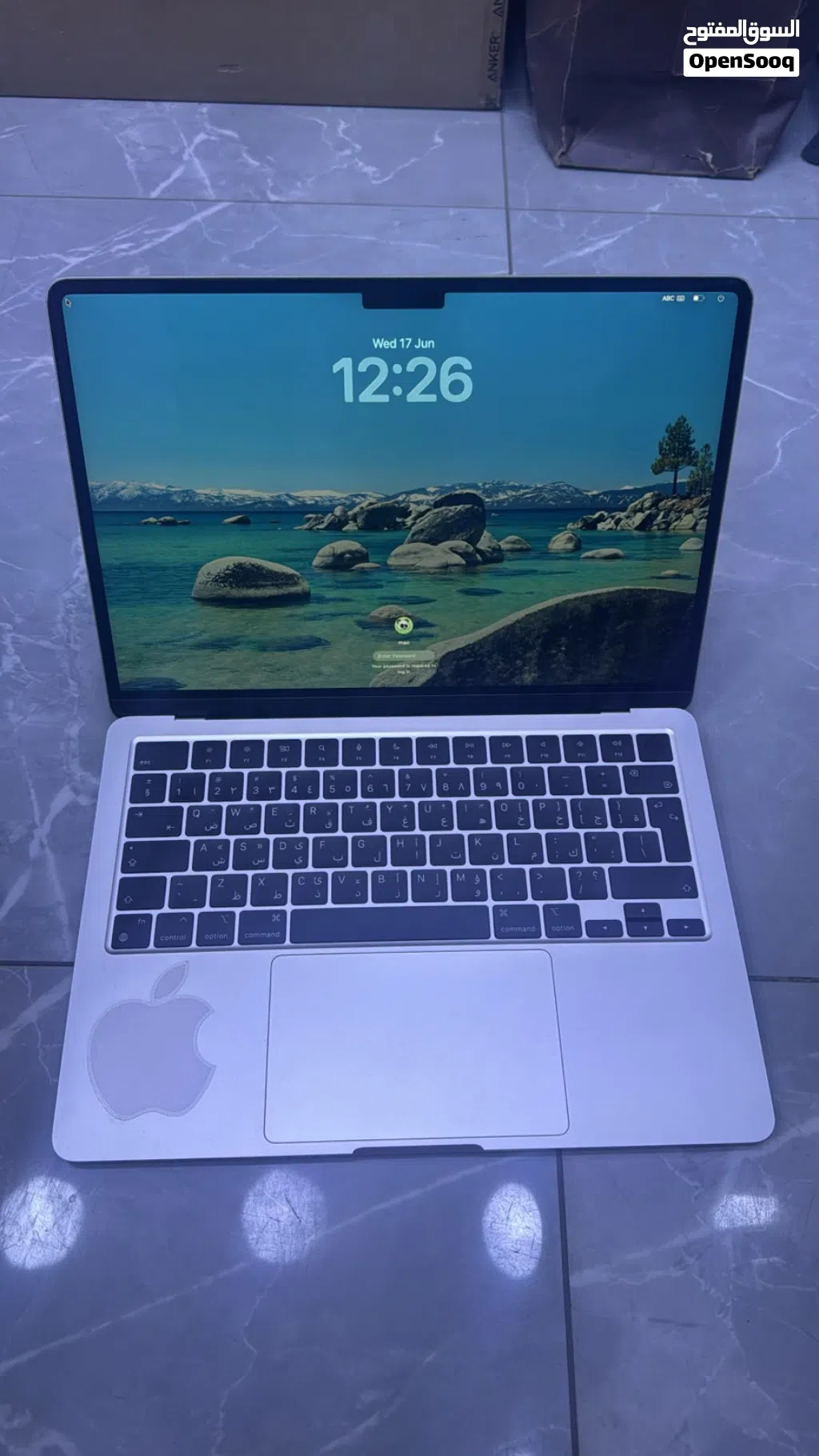 للبيعmacbook air موديل2024 بحالة ممتازة