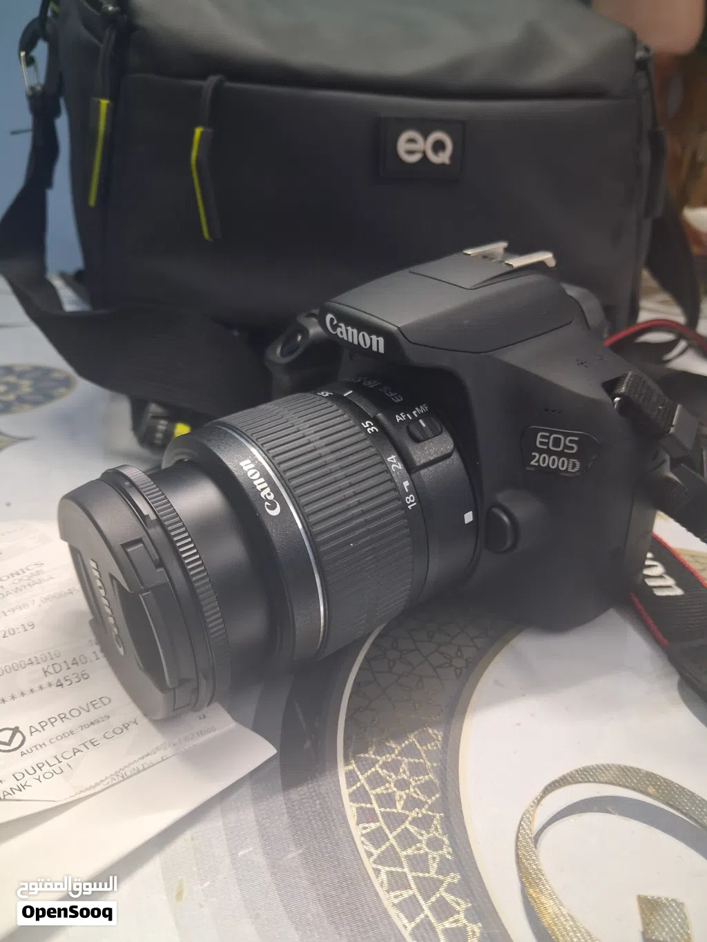 Canon 2000D with Accessories