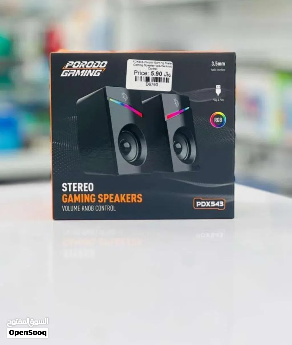 Brand New Porodo Gaming Speaker in Oman RGB Lighting