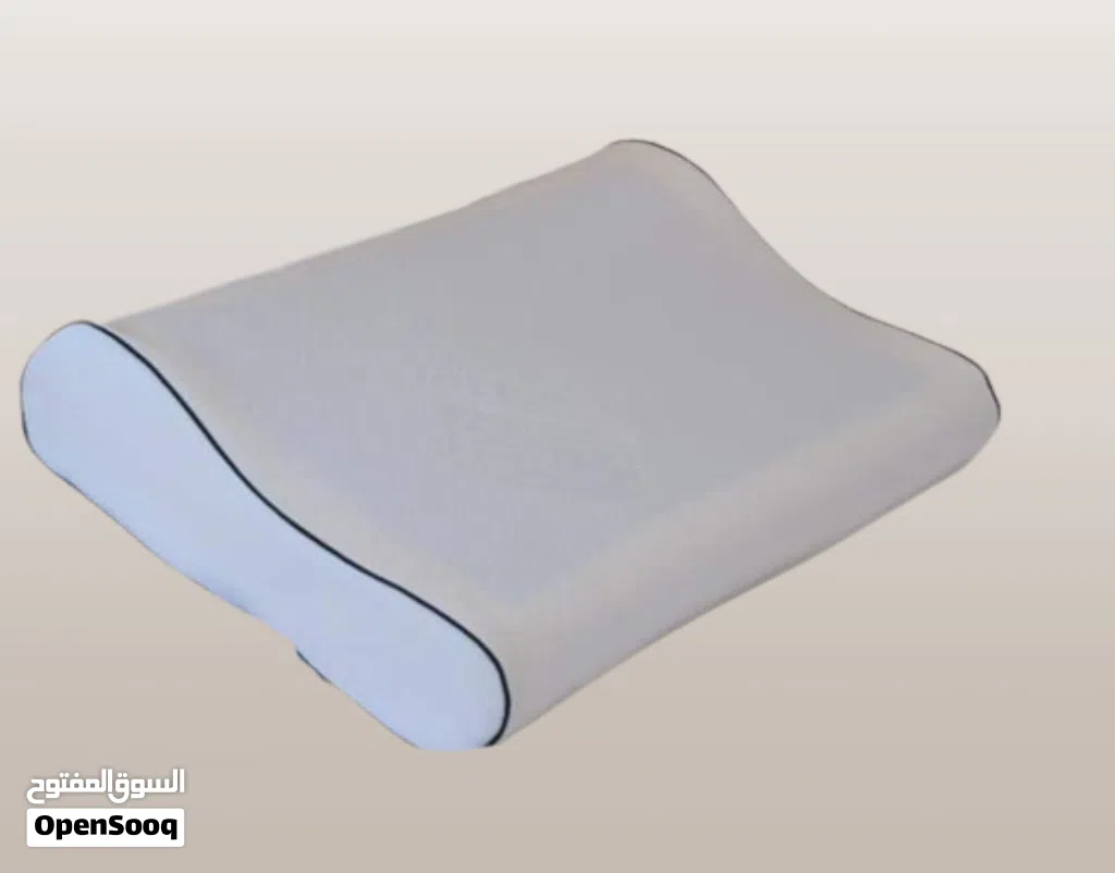 مخدة طبية ( ميموري فوم منحنية بدون جل )