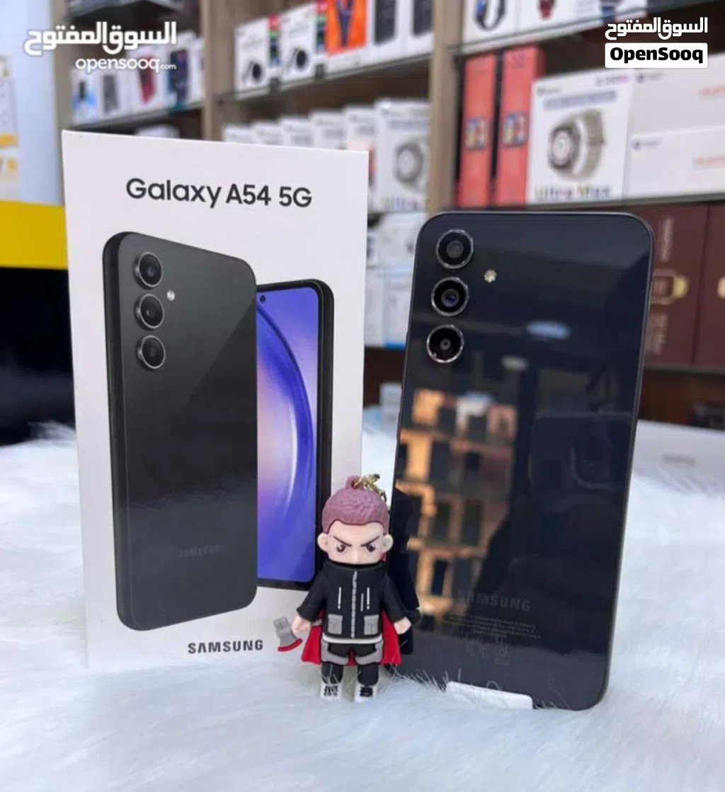 مستعمل اخو الجديد Samsung A54 5G رام 16 جيجا 128 و 256 أغراضة والكرتونه الأصلية متوفر توصيل