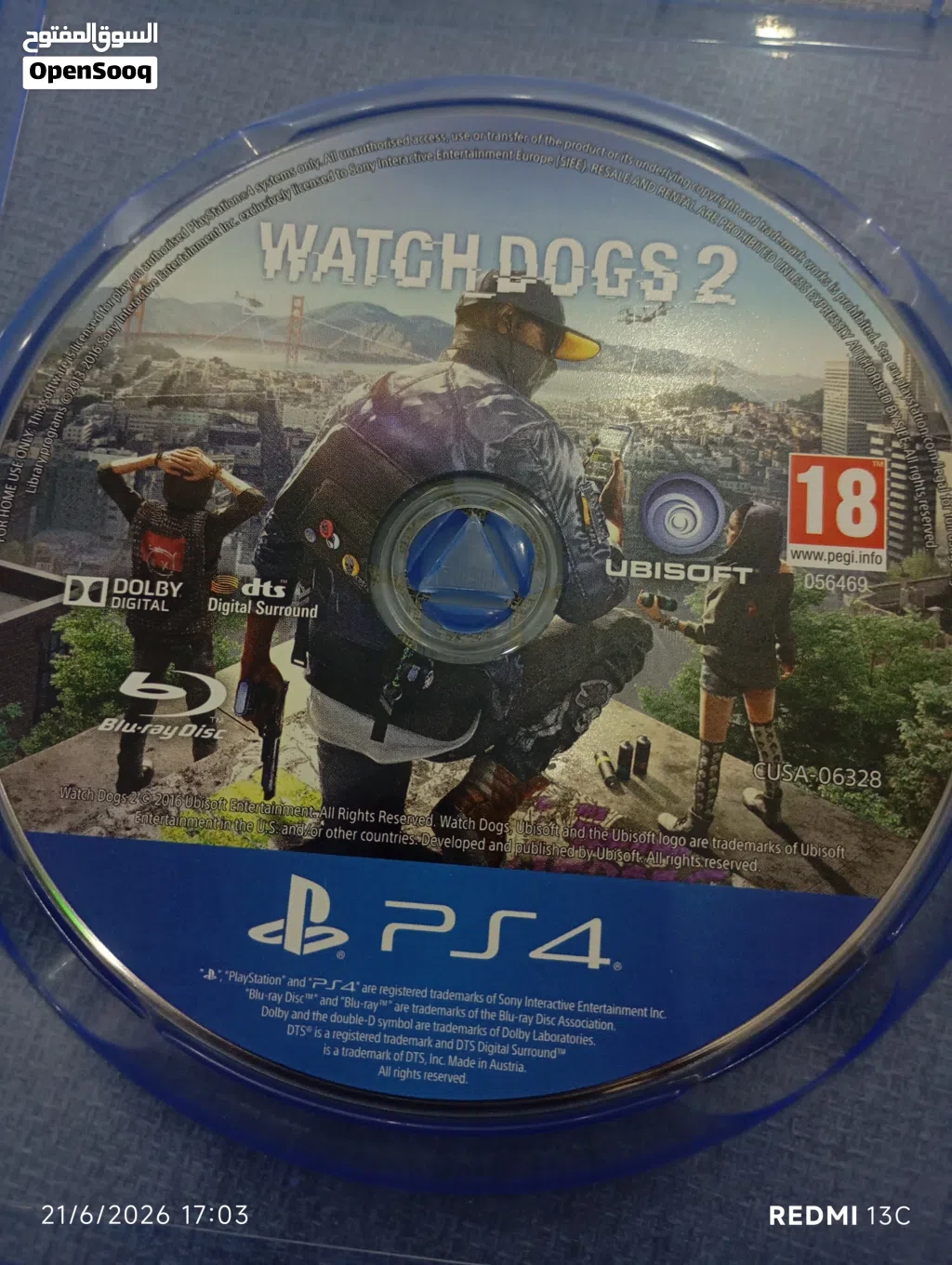 شريط WATCH DOGS2 سوني 4
