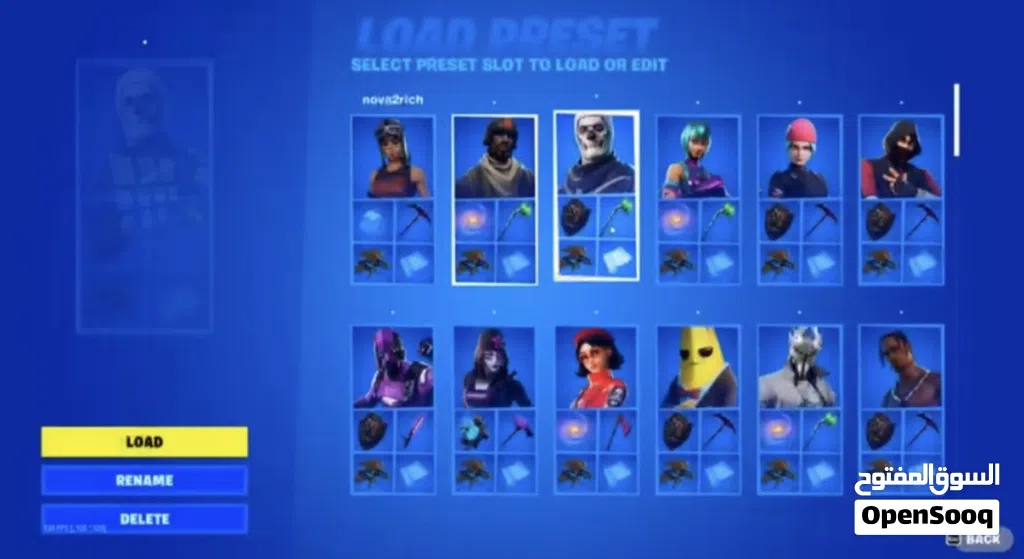 Fortnite account stacked og