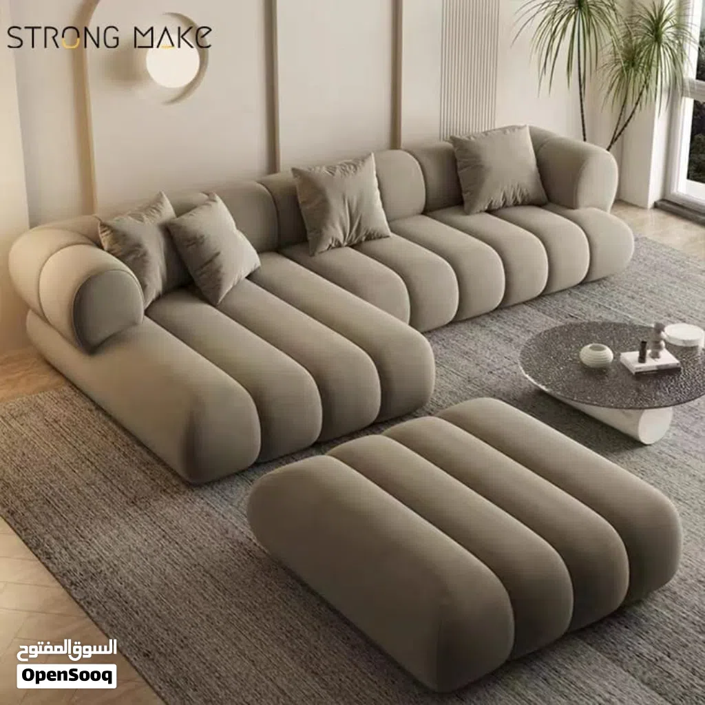 طقم كنب بتصميم عصري جداً – Perfect for Modern Homes Soft, Clean & Low Price
