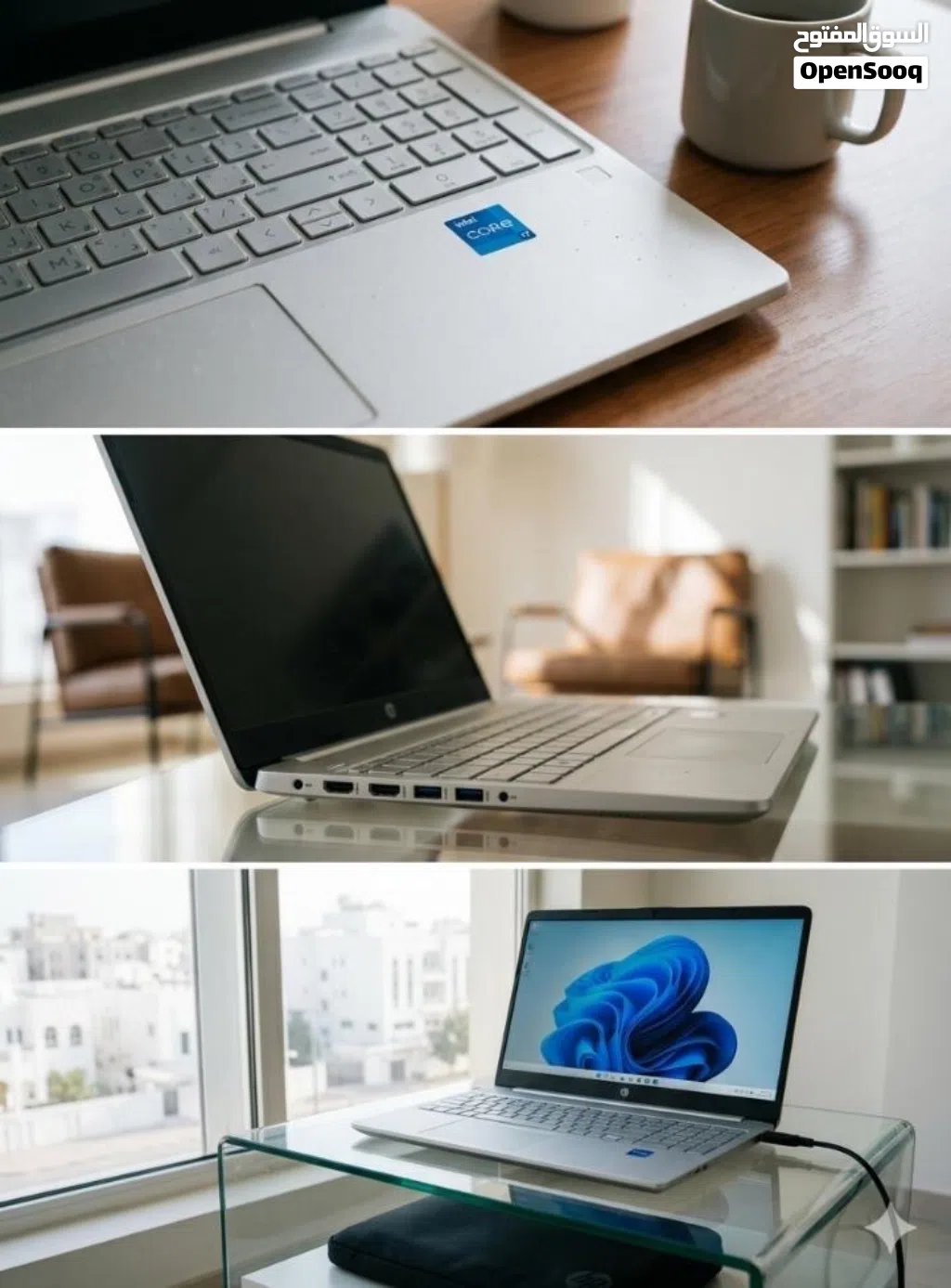 لابتوب HP استعمال في الشهر مره وحده