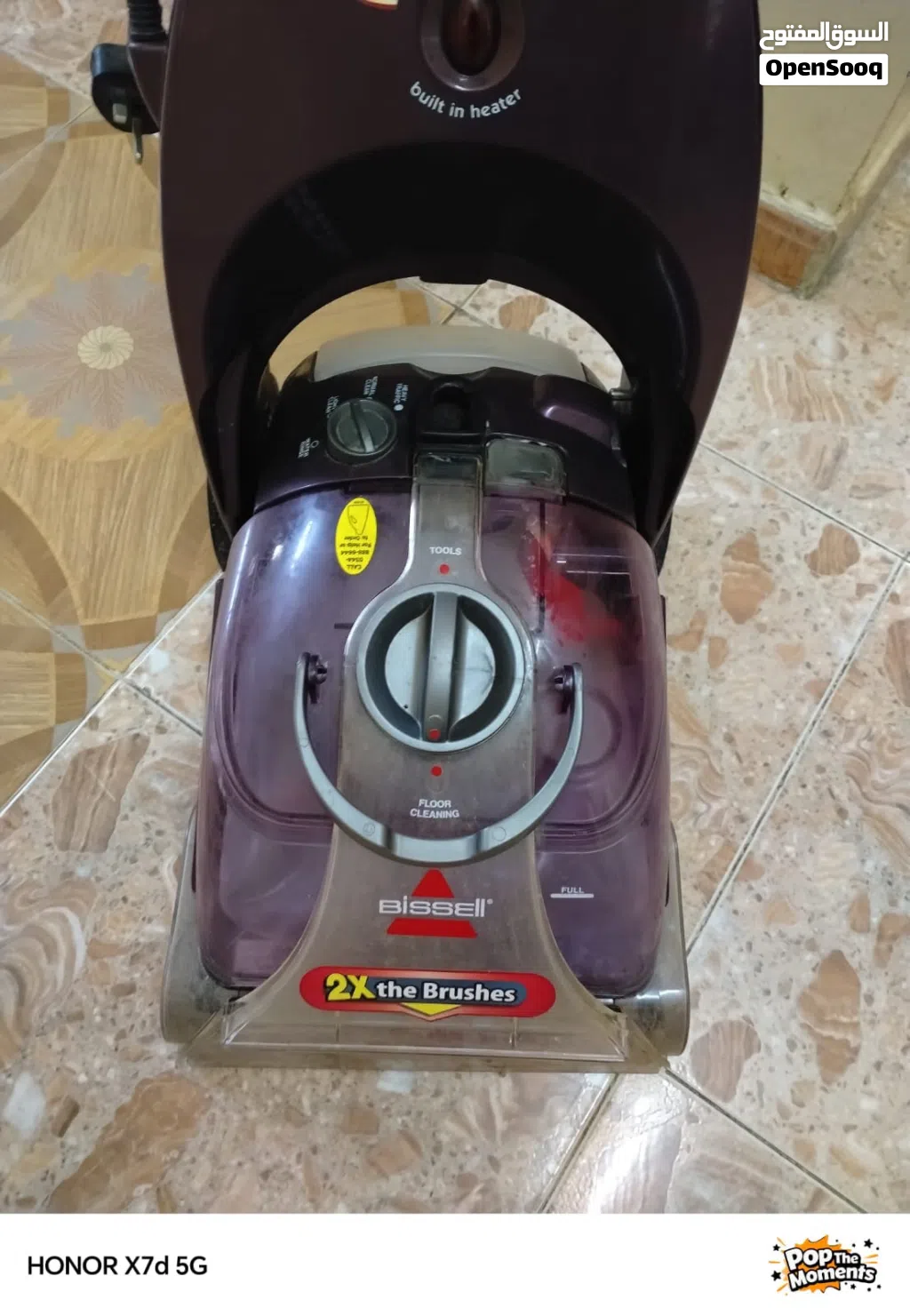 مكنسة غسيل سجاد بيسيل BISSELL ProHeat 2X Turbo بحالة ممتازة