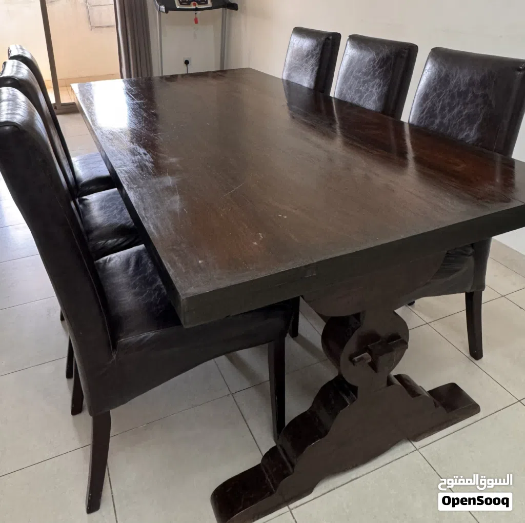 Dining table with chairs