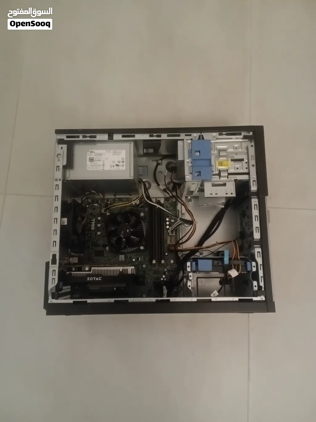 كمبيوتر جيمنج لا يخدعك شكله مع الشاشه بمعالح i7 و كرت GTX1050TI ووندوز 11 برو