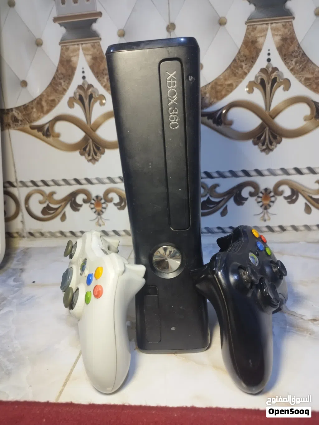 Xbox 360 مع دركسون نص لفه ويدتان شغالات