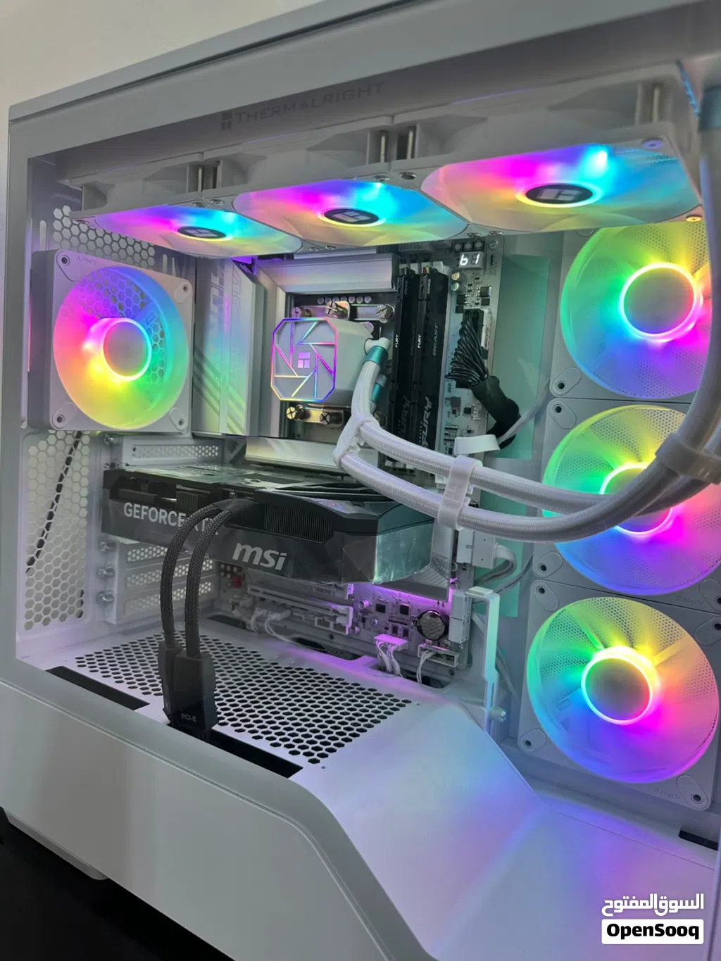Intel Ultra 265KF+32GB+RTX 5070 جهاز جديد