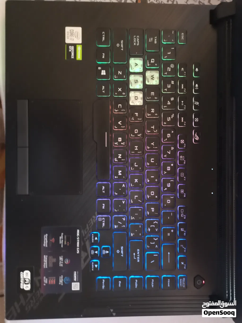 للبيع لابتوب rog strix g15 g512l