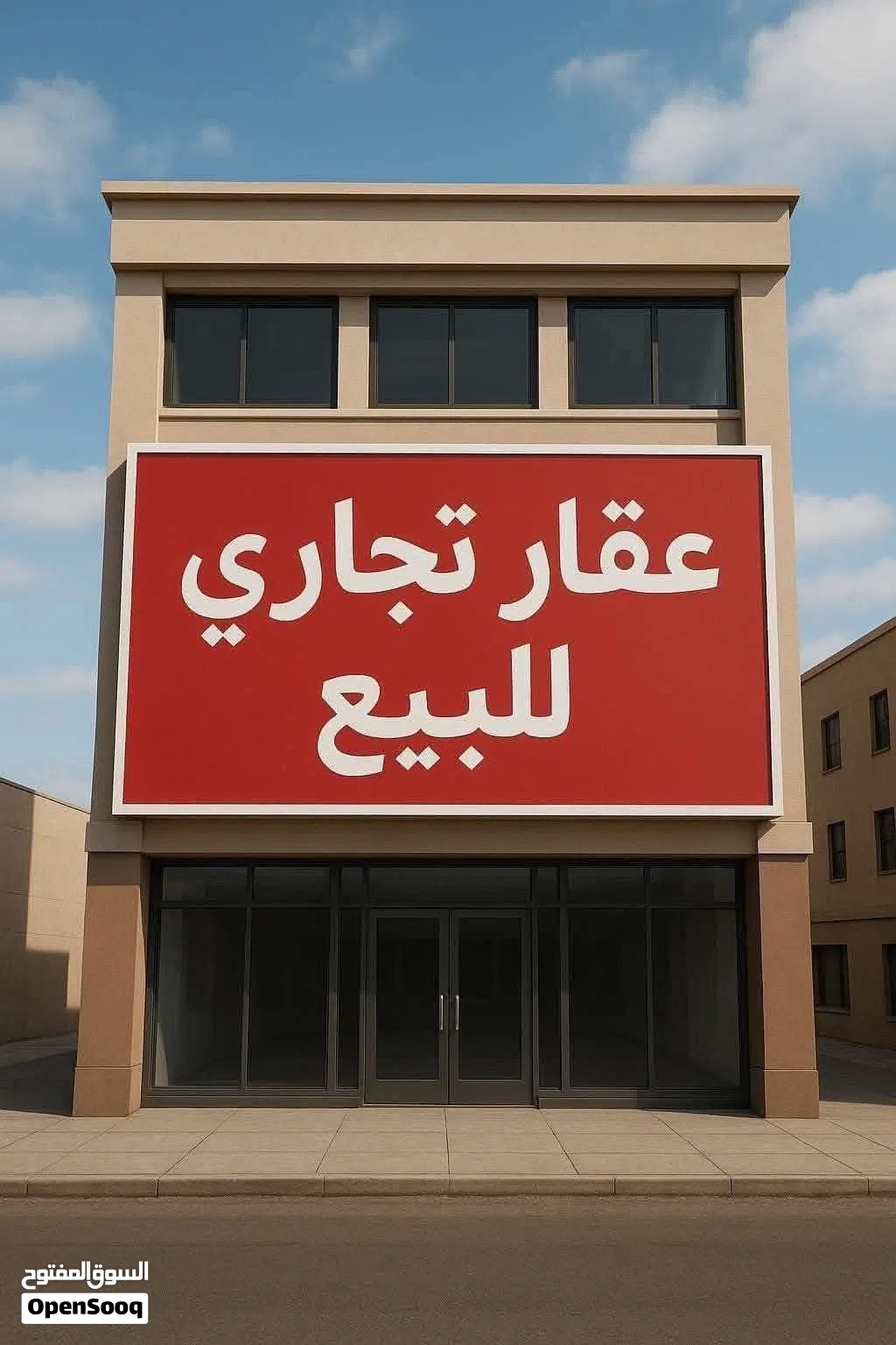 عقار تجاري للبيع قرب جزيرة الغاز (الحشان )
