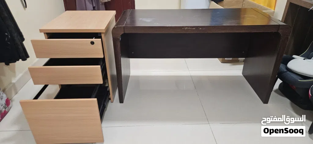 side table drawer and big table both sale good condition