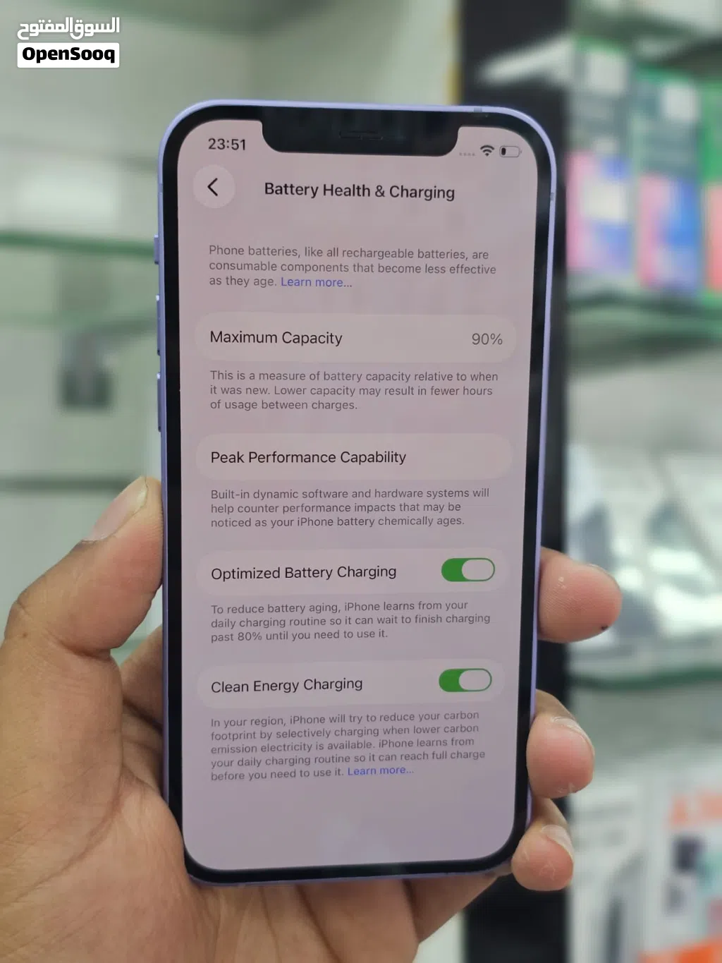 Used iPhone 12 in Oman 128GB Rom 90+ Battery Health