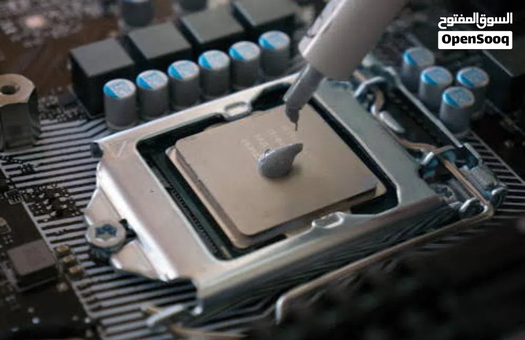 تقير معجون حراري مع تنضيف بي سي مع تقير معالج وا تركيب قطع بي سي وا تسريع الجهاز او تركيب ssd او تق