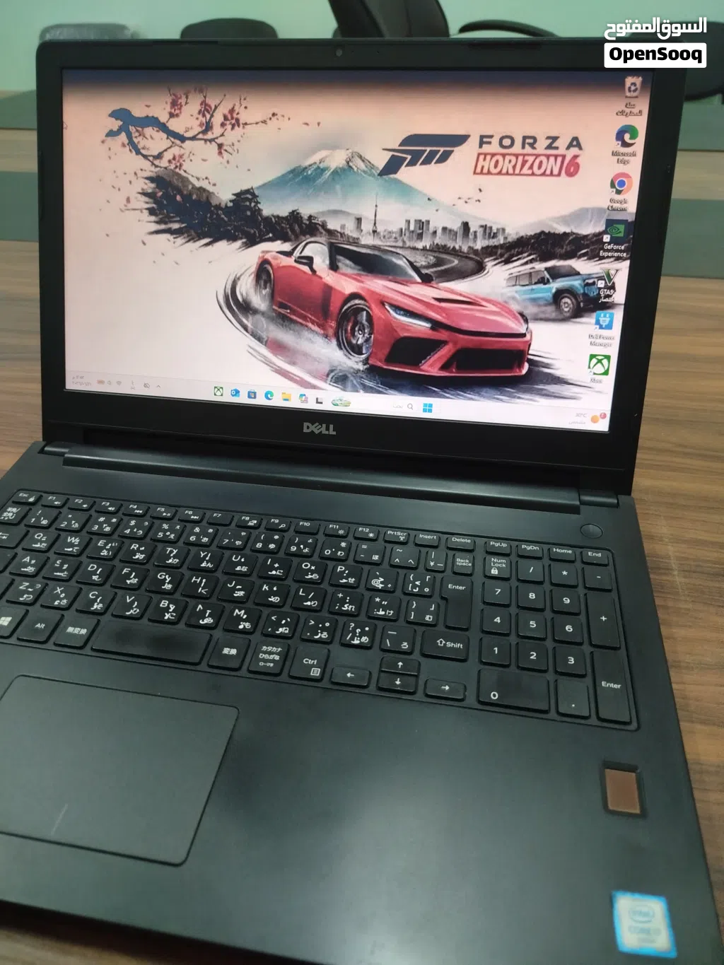 لابتوب DEEL معالج cori7. كرت منفصل NVIDIA مناسب للالعاب والتصميم والدراسة