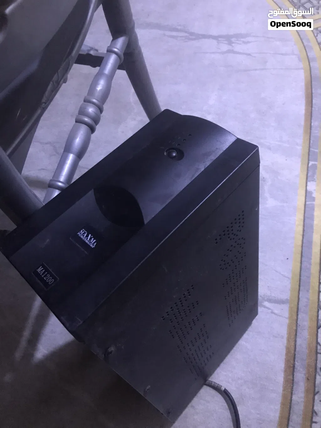Ups يو بي اس مستعمل بطارياته جدد مكسيما 1200va يحتاج تصليح صاير بي شورت