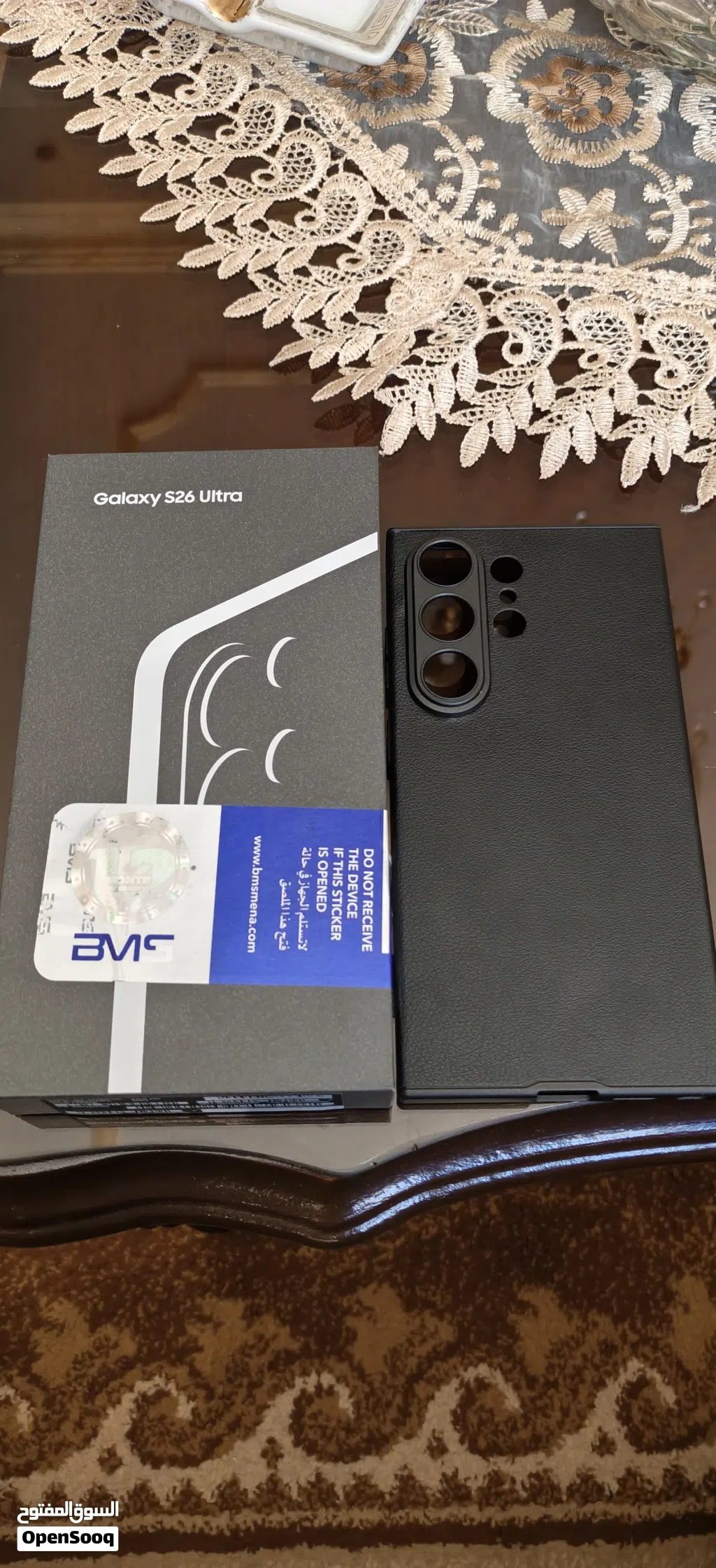 سامسونج Galaxy S26 Ultra جديد 256 رام 12 كفالة BMS الوكيل الرسمي للمراجعة الرقم أسفل الاعلان