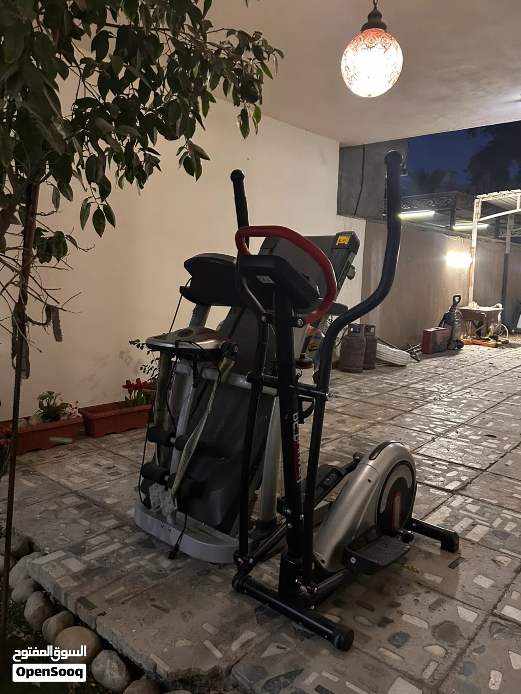 جهاز اوبتيكال + كارديو للبيع الحالة ( مستعمل استعمال منزلي خفيف جداً )