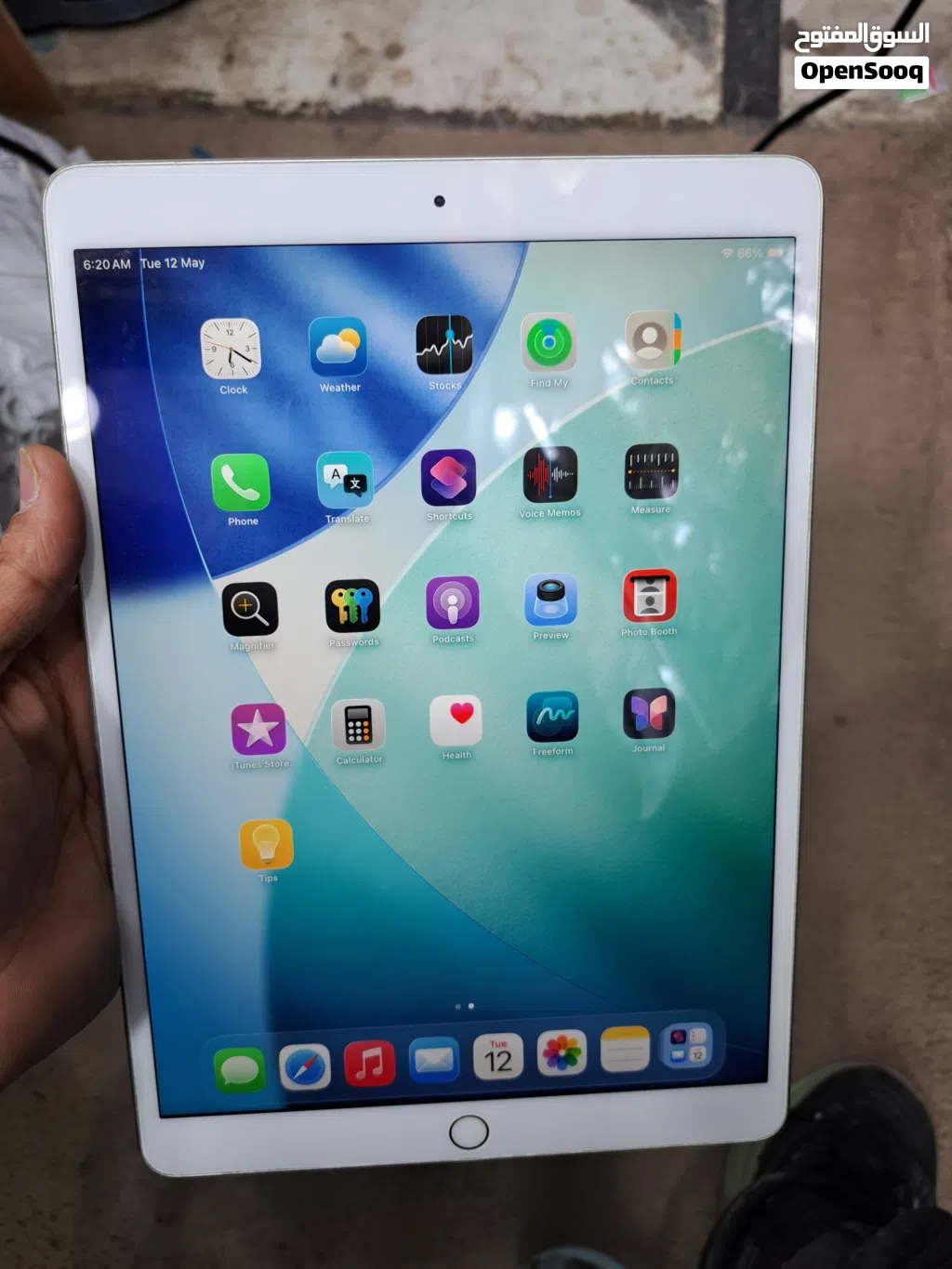 Ipad Air3 64Gb ios 26.6.4 latest school online classes teams all applications support finger no work