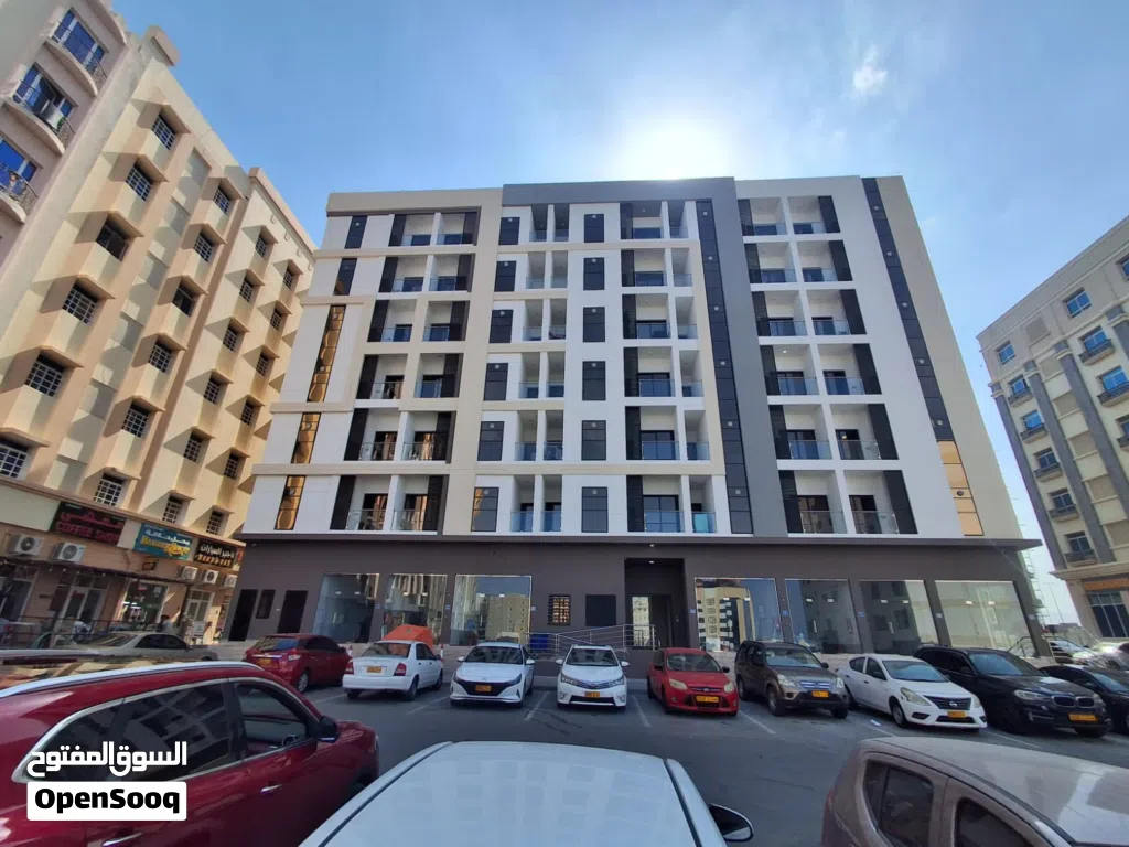 للإيجار شقة جديدة بوشر منطقة محمد الأمين New 1 BHK Apartment near Oman Mall