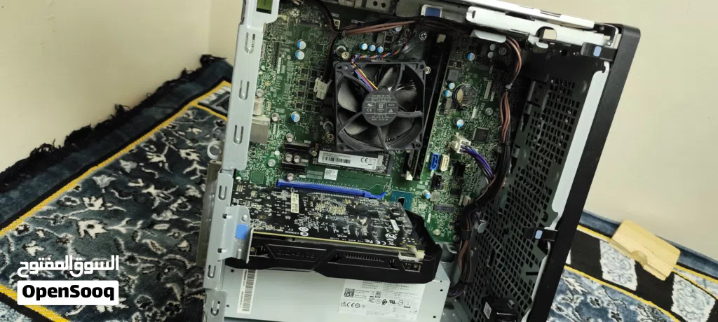 بيسي مستعمل Dell optiplex 3080 tower (MT)+كرت شاشة 1050 GIGABYTE الدفع فقط كاش او بنفت