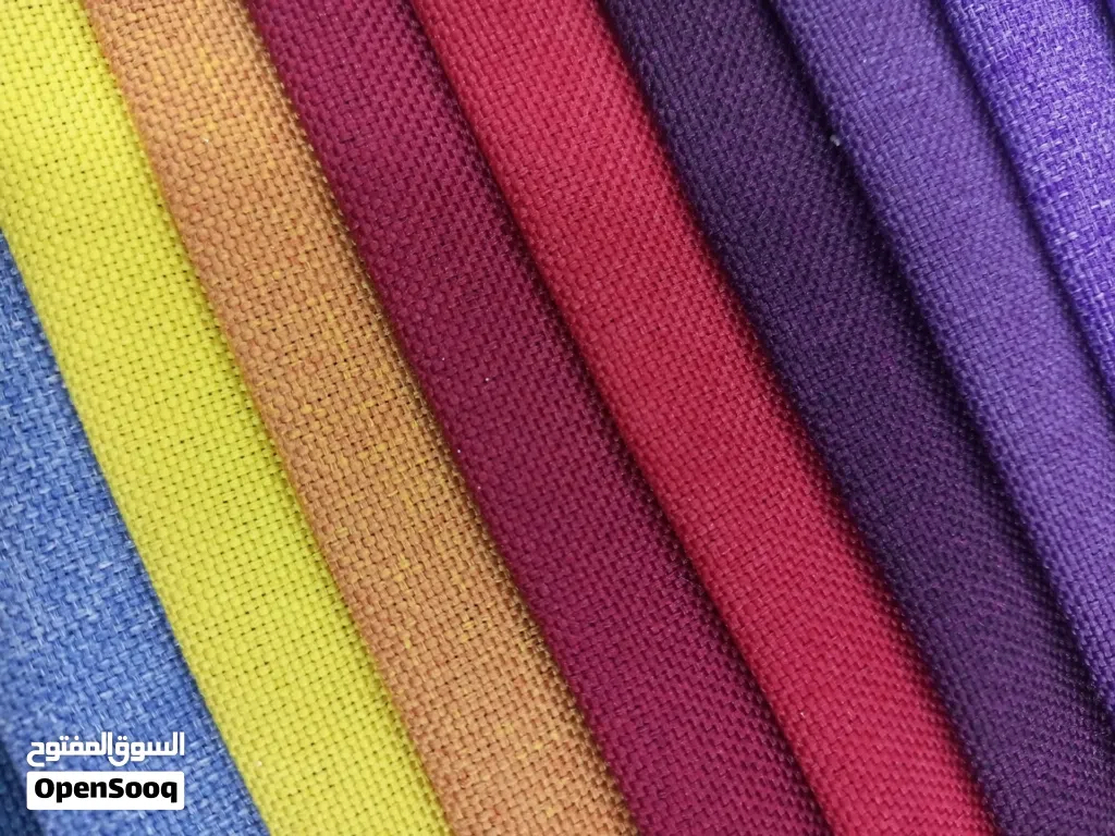 أقمشة لينن إنجليزي فاخر لتنجيد الكنب والكوشن، يتميز بجودة عالية ولمسة أنيقة تضفي جمالًا ورقيًا