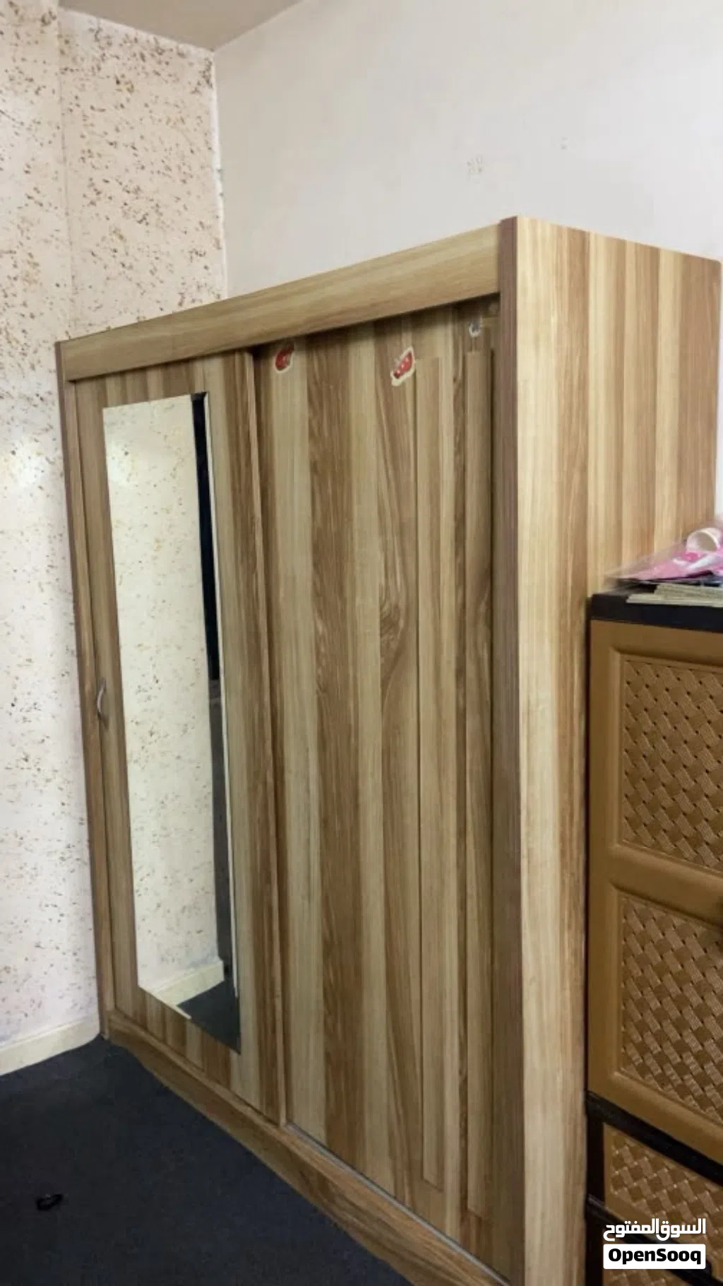 غرفة نوم شبابيه بحال الوكاله كامله مع الفرشه
