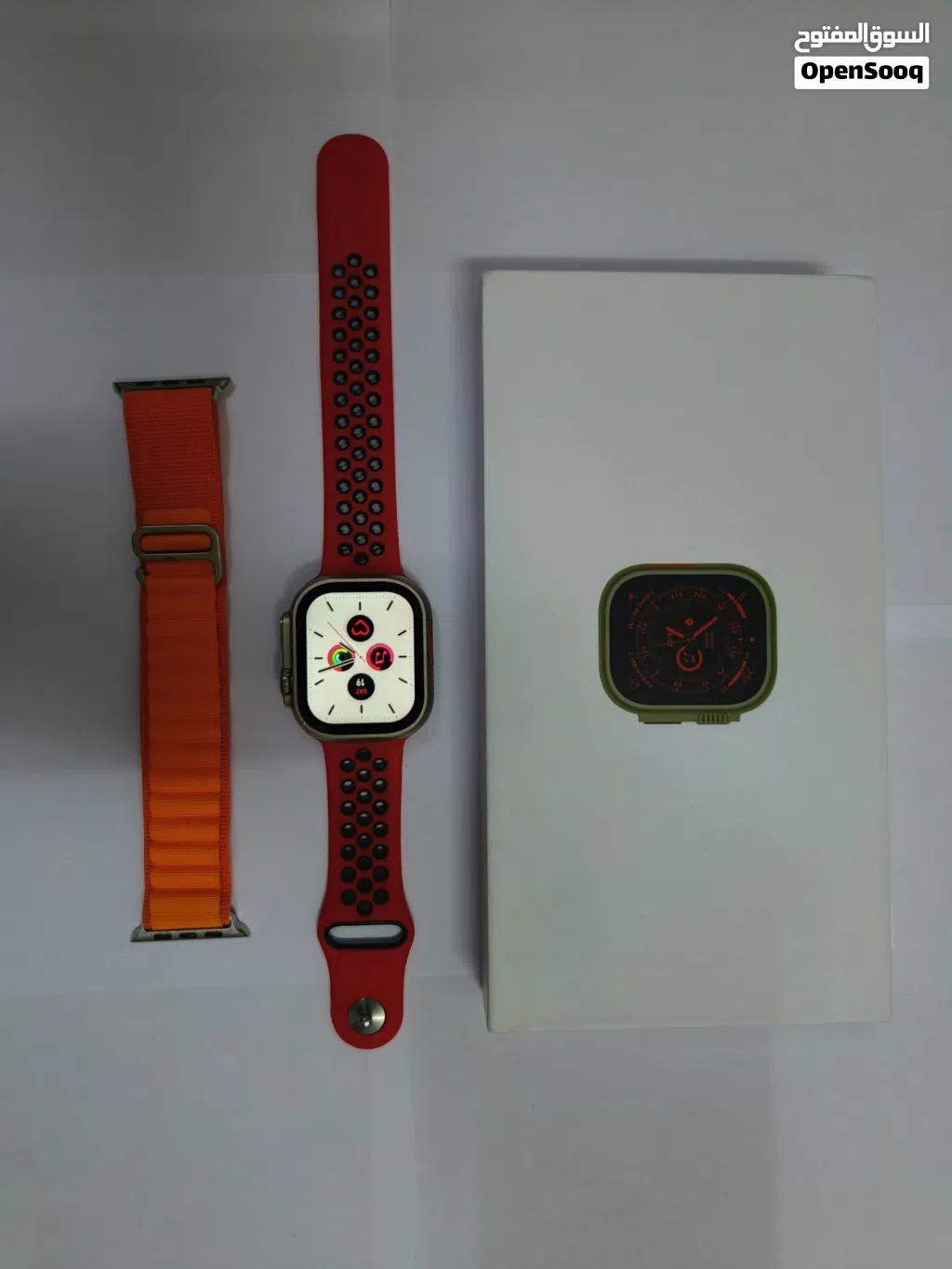 ساعة ابل الترا تقليد درجة أولى تدعم اكسسوارات الساعة الأصلية apple watch