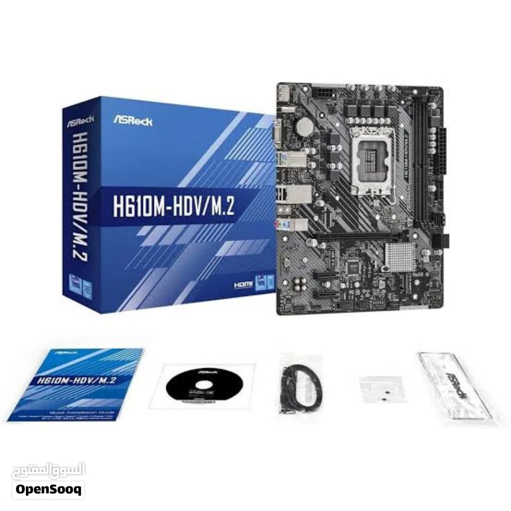 فرصة لتجميعة اقتصادية: مذربورد AsRock H610M-HVS جيل 12/13/14