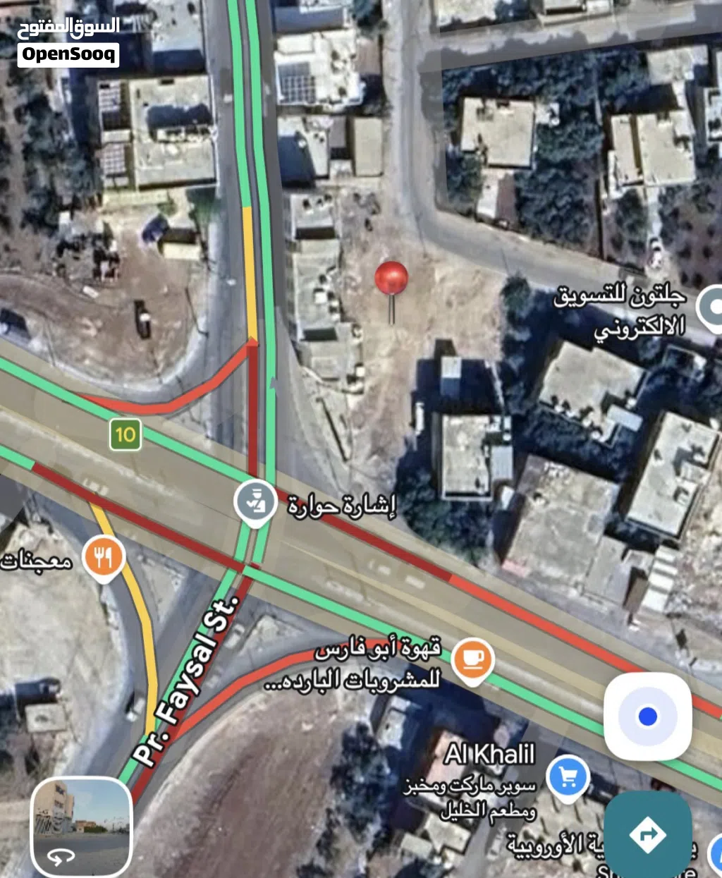 ارض تجارية على ثلاث شوارع