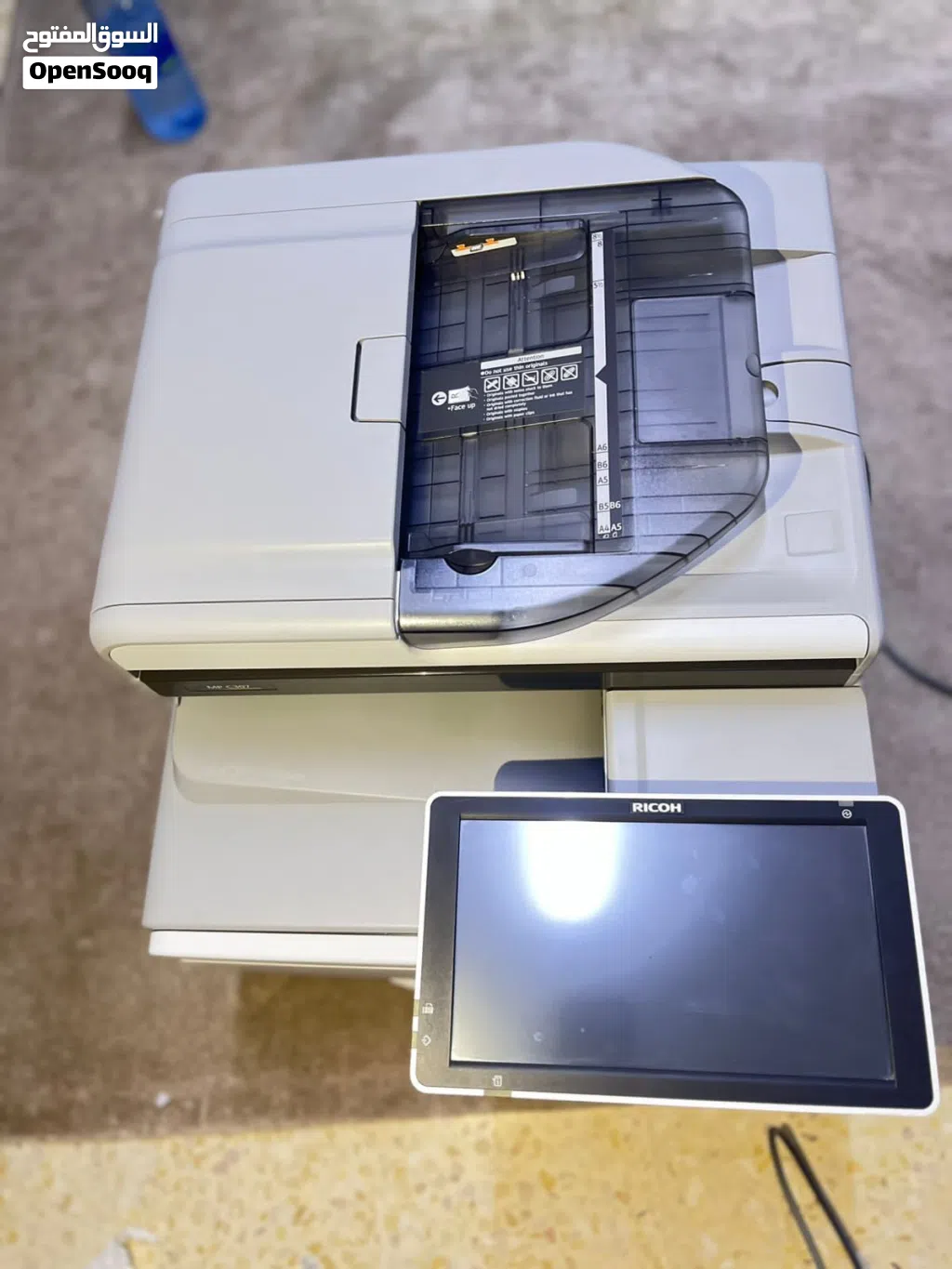 للبيع طابعة Ricoh MP C307SP الأصلية بحالة ممتازة جدًا واستعمال خفيف، نظيفة وبحالة الوكالة.