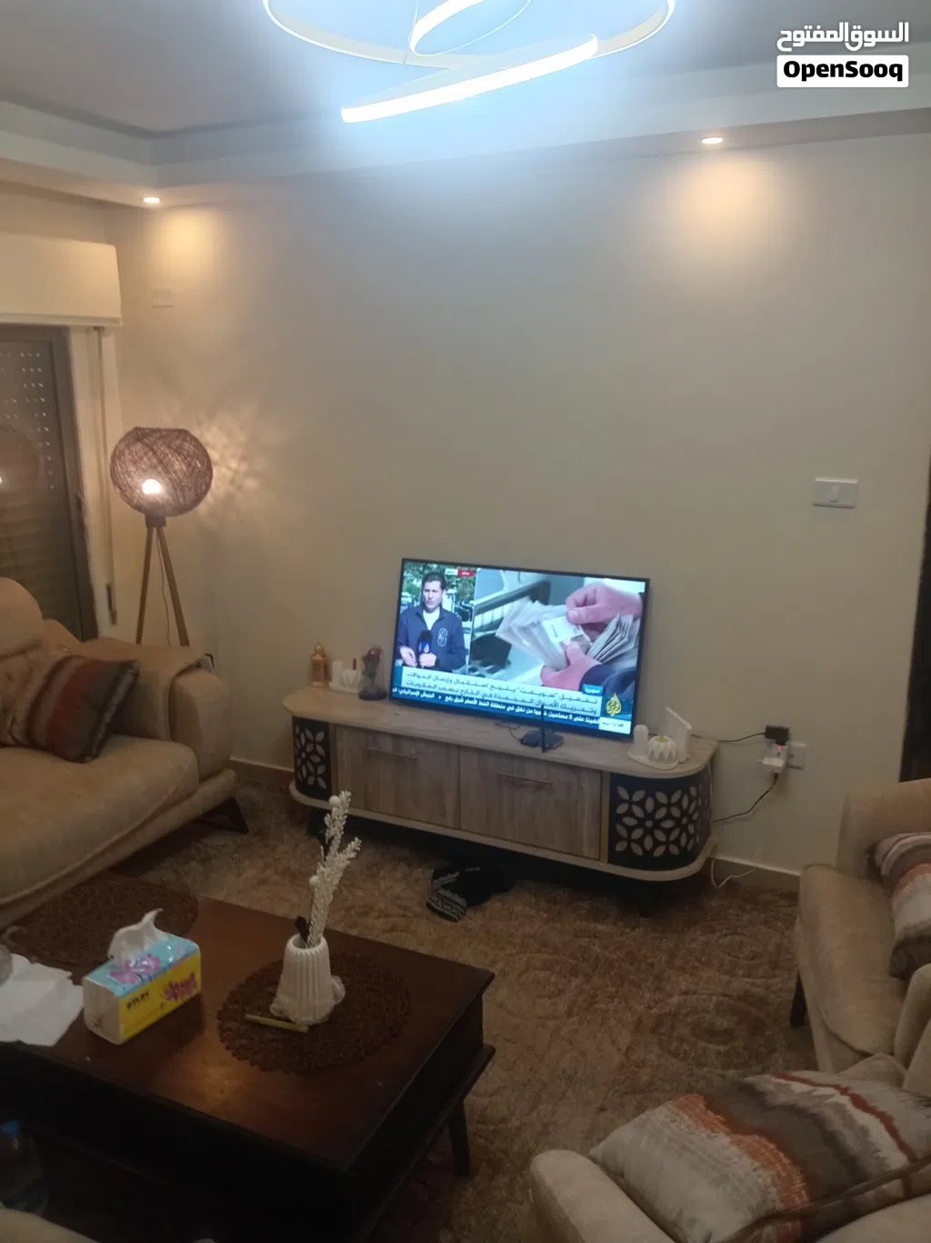 شقه مفروشه للايجار في منطقه الياسمين ربوة عبدون