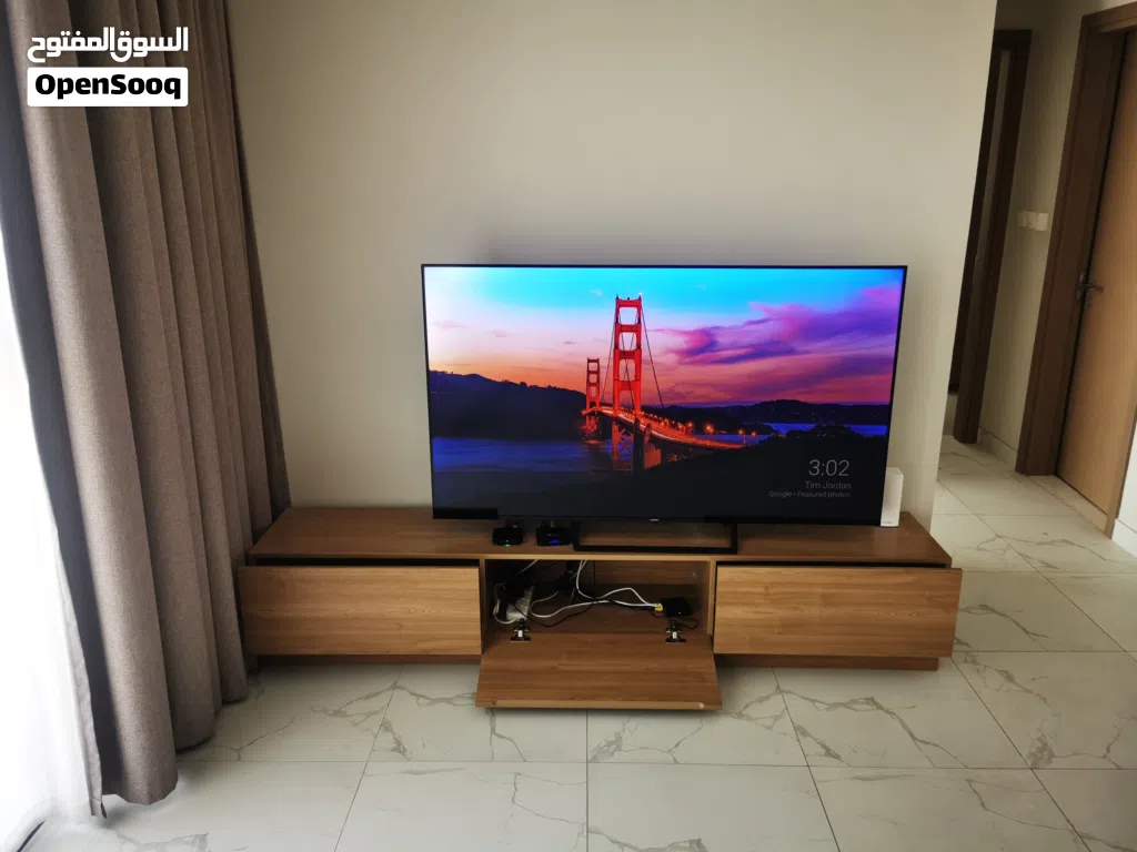 custom made TV STAND 220 cms ideal for large TV