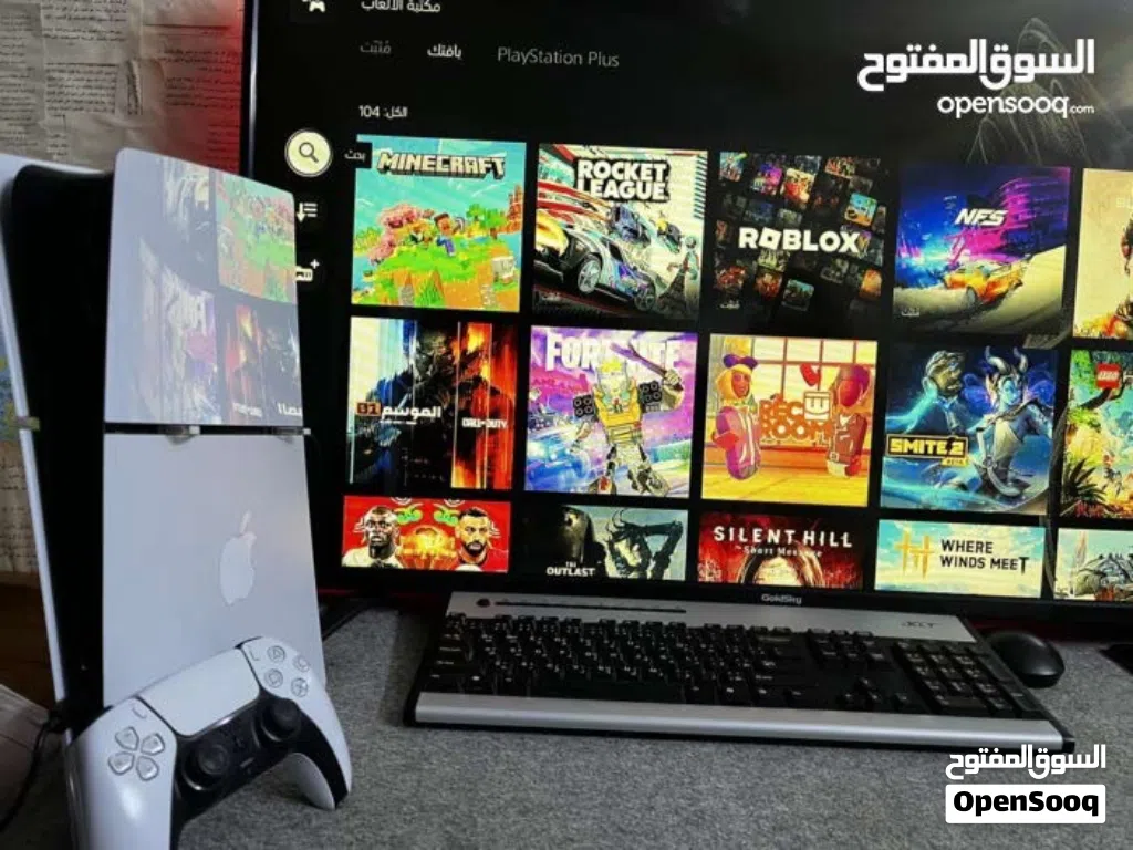 سوني 5 للبيع مستعمل خفيف او للبدل على pc gaming قويي وبنفس السعر